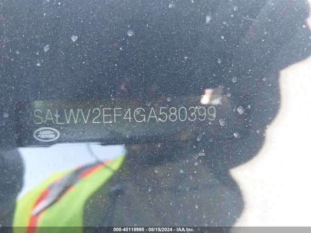 SALWV2EF4GA580399 Land Rover Range Rover Sport 5.0l V8 Supercharged Autobiography