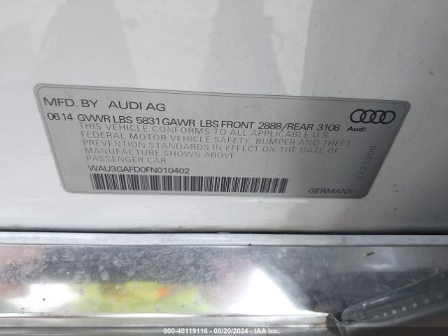 WAU3GAFD0FN010402 Audi A8 L 3.0t