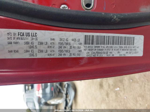 1C4NJPBAXHD150168 Jeep Patriot Sport Fwd