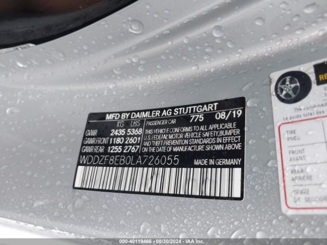 WDDZF8EB0LA726055 Mercedes-Benz E 350 4matic
