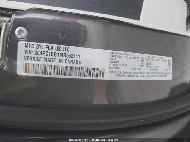 2C4RC1DG1MR552811 Chrysler Voyager Lxi