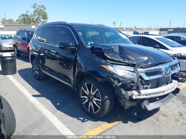 Aukcja sprzedaży 2022 Honda Pilot 2wd Touring 8 Passenger, vin: 5FNYF5H99NB014716, numer aukcji: 40119789