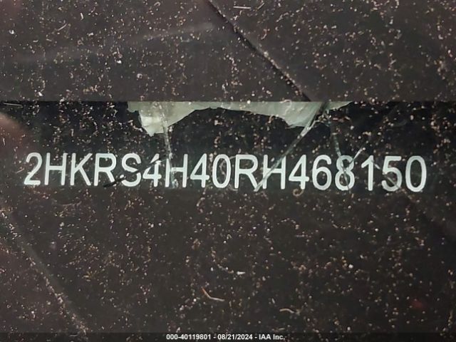2HKRS4H40RH468150 Honda Cr-v Ex Awd