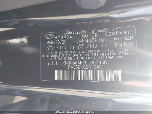 KMHT36AH7LU007368 Hyundai VELOSTER N