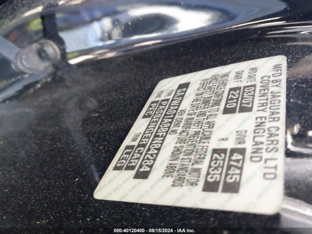 2008 JAGUAR S-TYPE SAJWA01A88FN84284 Photo 8