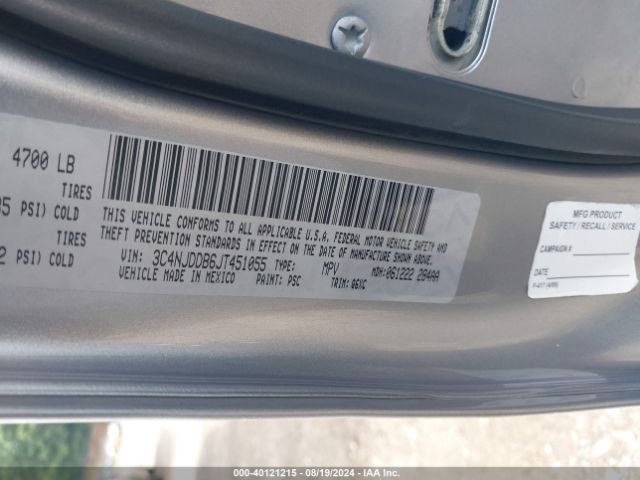 3C4NJDDB6JT451055 Jeep Compass Trailhawk 4x4