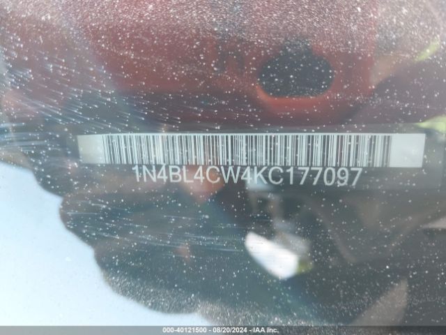 1N4BL4CW4KC177097 Nissan Altima 2.5 Sr