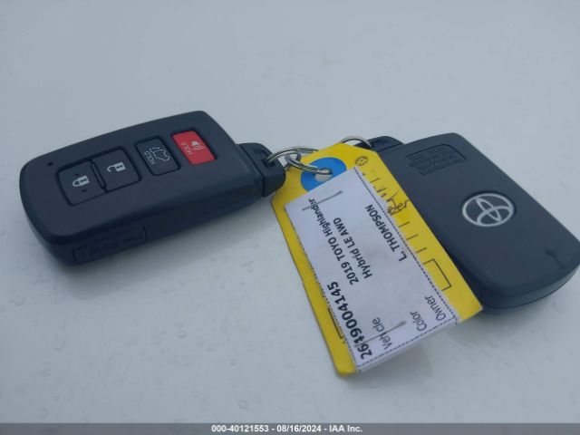 5TDJZRFH7KS594193 Toyota Highlander Xle