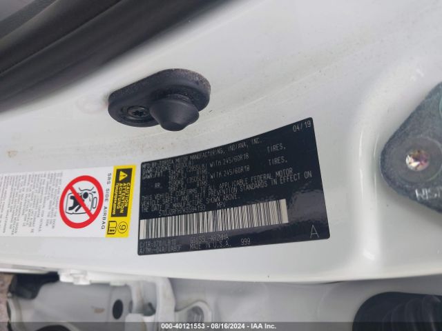 5TDJZRFH7KS594193 Toyota Highlander Xle