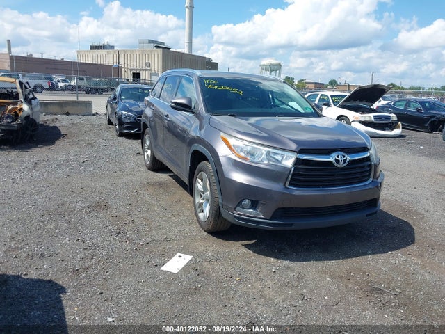 Toyota Highlander Limited V6 2014 5TDDKRFH7ES027052 main image