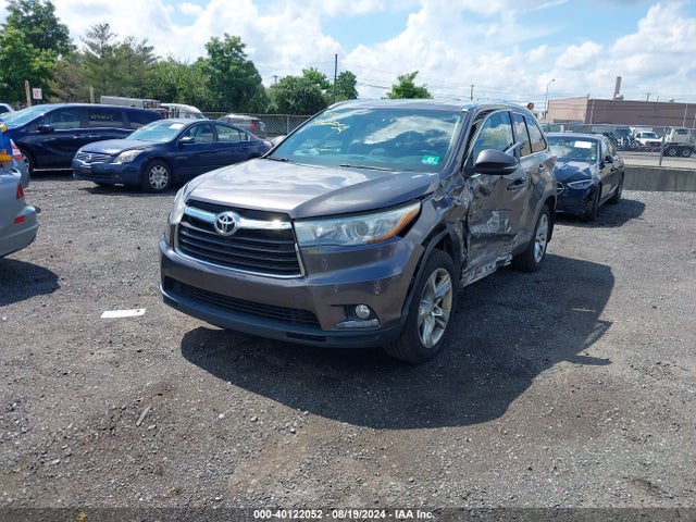 Toyota Highlander Limited V6 2014 5TDDKRFH7ES027052 Image 2