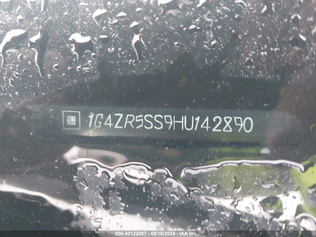 1G4ZR5SS9HU142890 Buick Lacrosse Premium