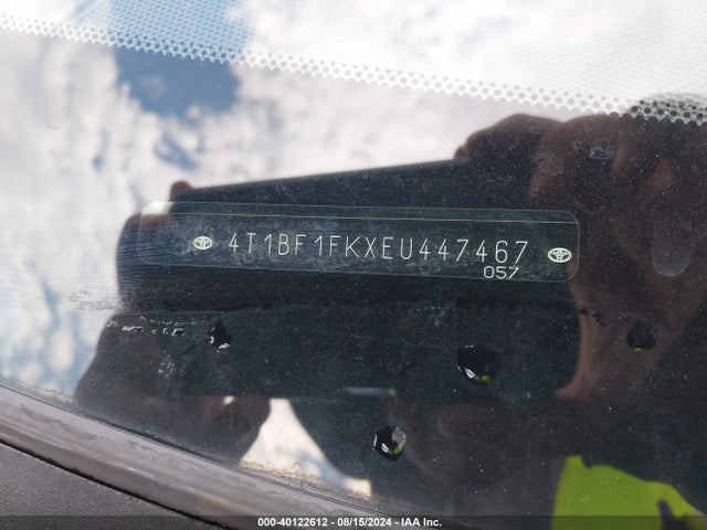 Toyota CAMRY SE 2014 4T1BF1FKXEU447467 Image 9