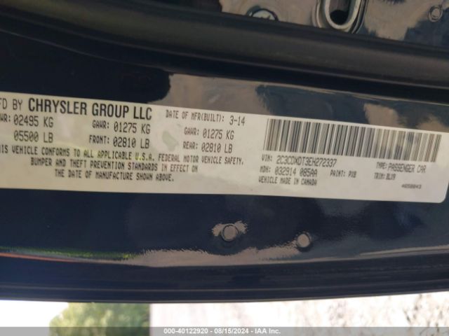 2C3CDXDT3EH272337 Dodge Charger R/t Plus