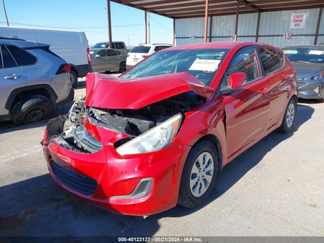 KMHCT5AEXFU206077 Hyundai ACCENT GS