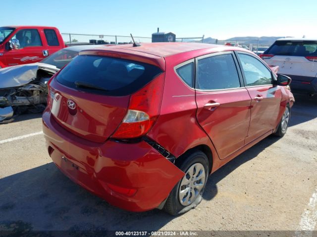 KMHCT5AEXFU206077 Hyundai ACCENT GS