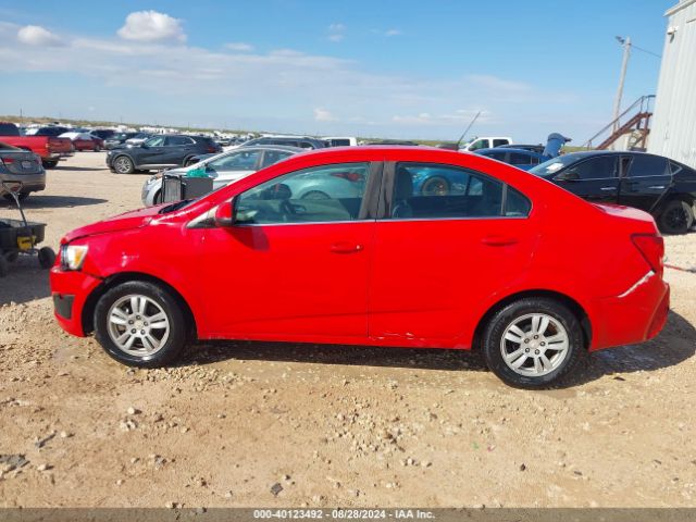 1G1JC5SHXF4216606 Chevrolet Sonic Lt Auto