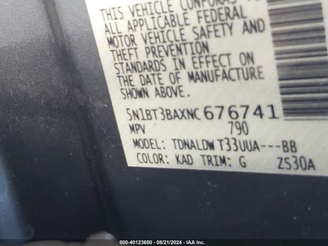 2022 NISSAN ROGUE 5N1BT3BAXNC676741 Photo 8