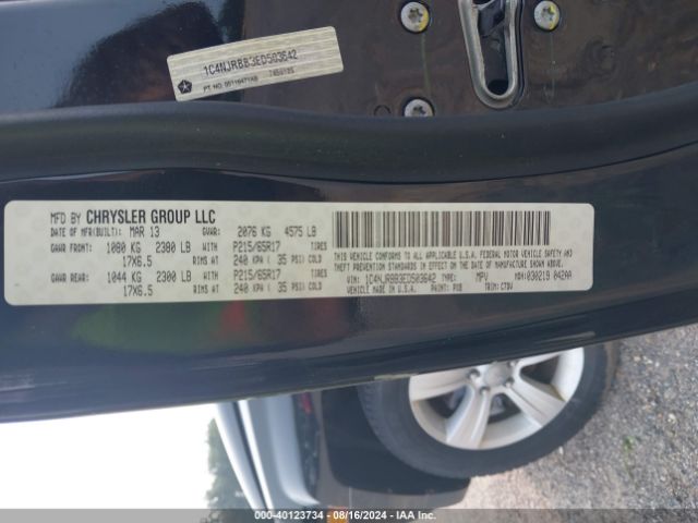 1C4NJRBB3ED503642 Jeep Patriot Sport