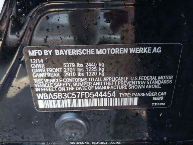 WBA5B3C57FD544454 BMW 535i Xdrive