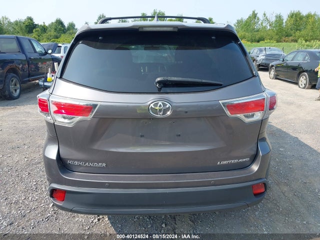 5TDDKRFH4GS322922 Toyota Highlander Limited V6