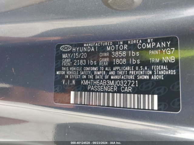 KMHTH6AB3MU032721 Hyundai Veloster Turbo