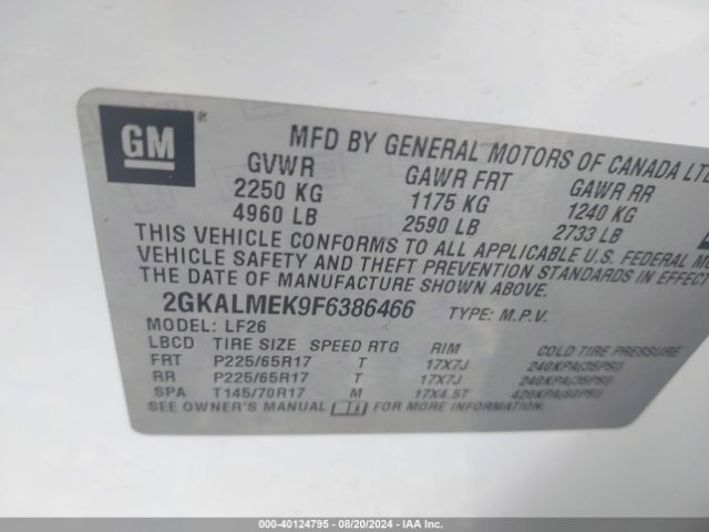 2GKALMEK9F6386466 GMC Terrain Sle-1