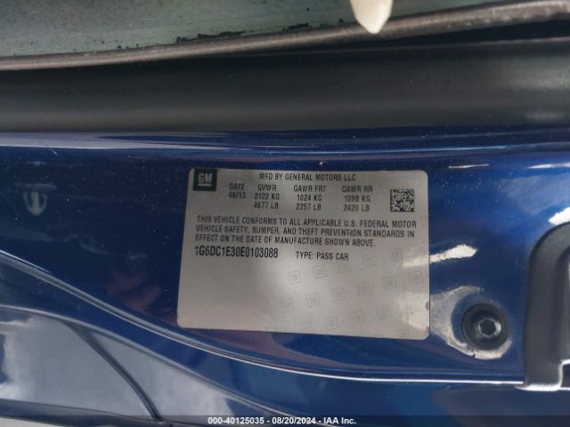 1G6DC1E30E0103088 Cadillac Cts Performance