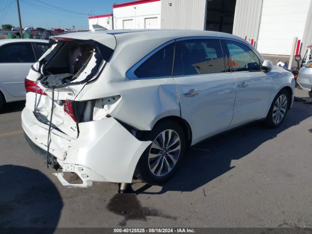 5FRYD4H47GB019810 Acura Mdx Technology   Acurawatch Plus Packages/technology Package