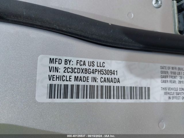 2C3CDXBG4PH530941 Dodge Charger Sxt