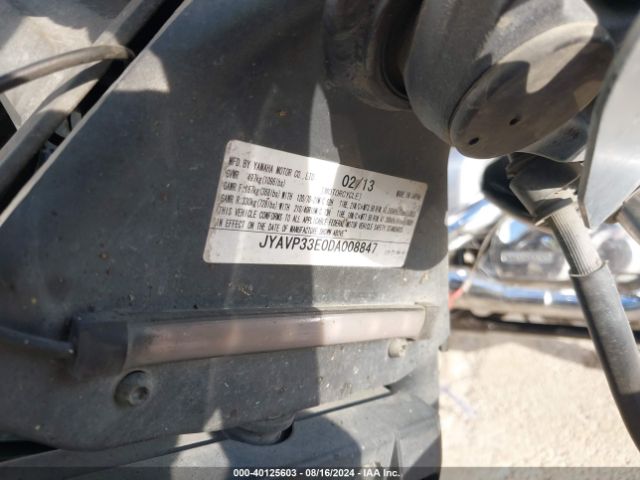 2013 YAMAHA XVS1300 JYAVP33E0DA008847 Photo 9