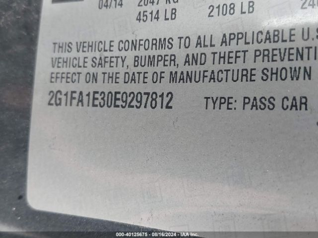 2G1FA1E30E9297812 Chevrolet Camaro 2ls