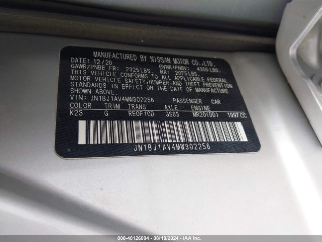 JN1BJ1AV4MW302256 Nissan Rogue Sport S Fwd Xtronic Cvt