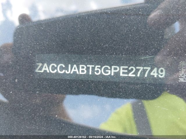 ZACCJABT5GPE27749 Jeep Renegade Latitude