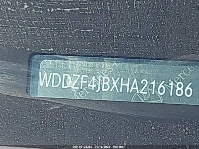 WDDZF4JBXHA216186 Mercedes-Benz E 300
