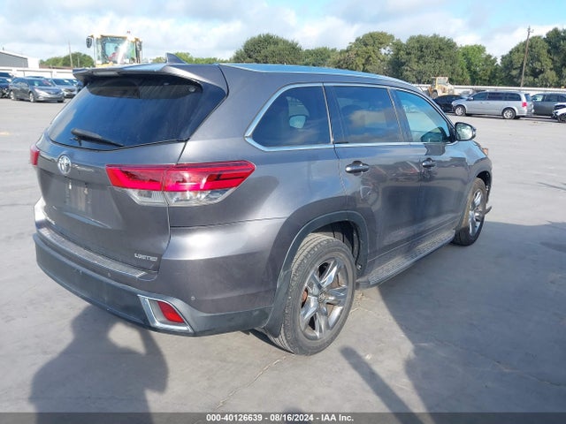 Toyota Highlander Limited Platinum 2018 5TDYZRFH9JS265394 Image 4