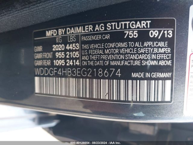 WDDGF4HB3EG218674 Mercedes-Benz C 250 Luxury/sport