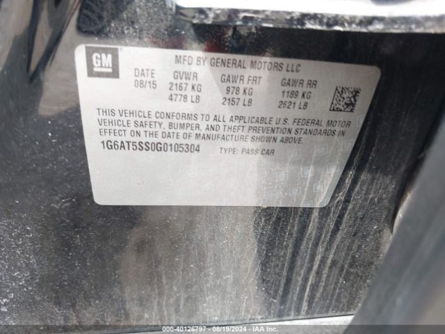 1G6AT5SS0G0105304 Cadillac Cts Premium Collection