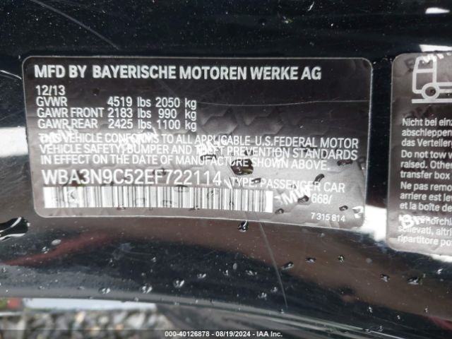 WBA3N9C52EF722114 BMW 428i Xdrive