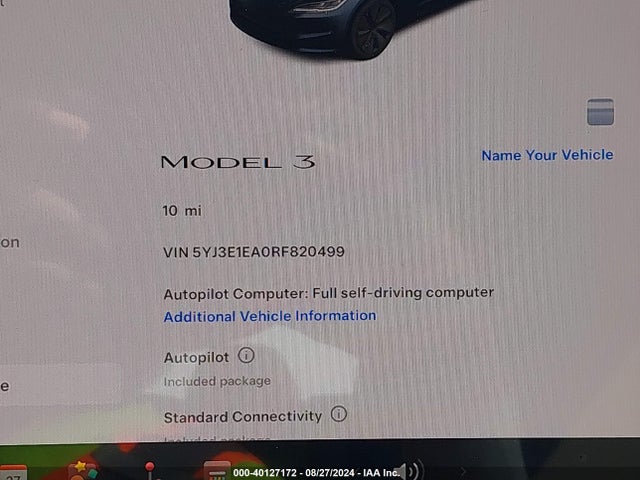 2024 TESLA MODEL 3 5YJ3E1EA0RF820499 Photo 6