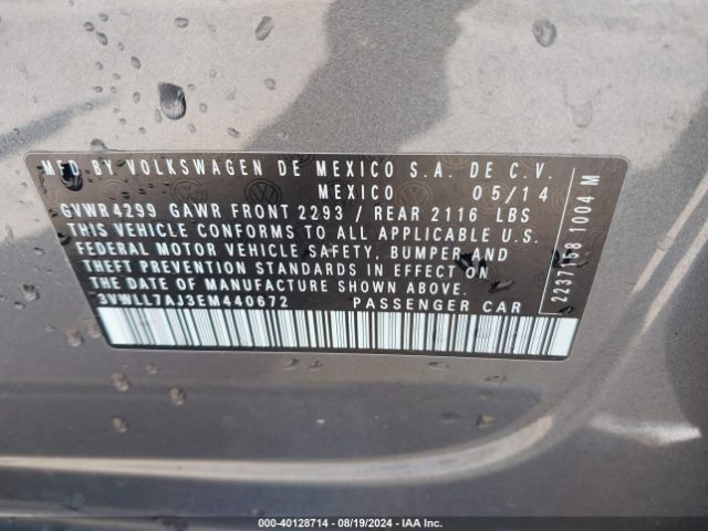 3VWLL7AJ3EM440672 Volkswagen Jetta 2.0l Tdi