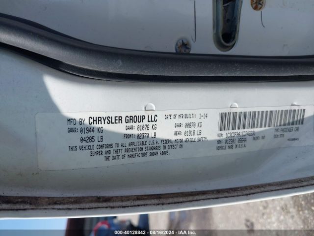 1C3CDFAA1ED742231 Dodge DART SE