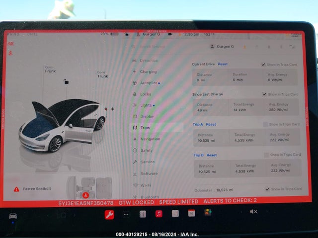2022 TESLA MODEL 3 5YJ3E1EA5NF350478 Photo 6
