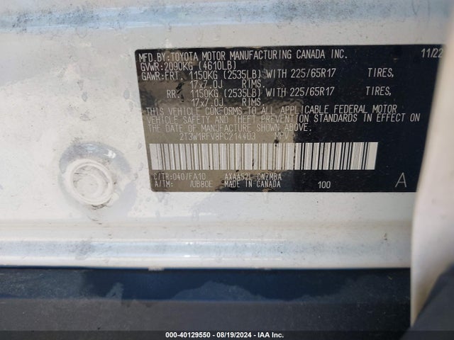 Toyota Rav4 Xle 2023 2T3W1RFV8PC214403 Image 9