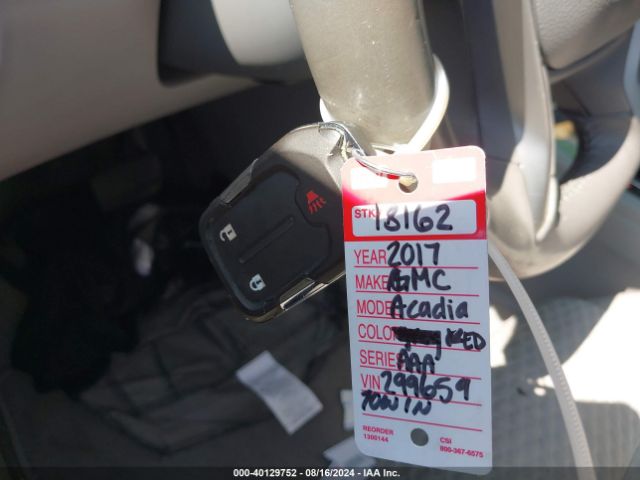 1GKKNKLA6HZ299659 GMC Acadia Sle-1