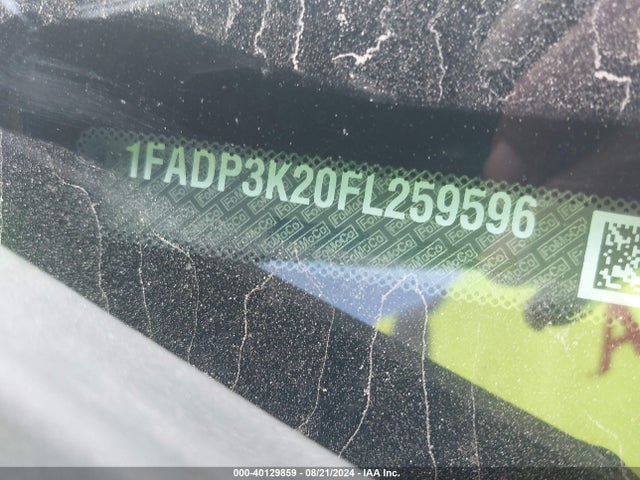 Ford FOCUS SE 2015 1FADP3K20FL259596 Image 9