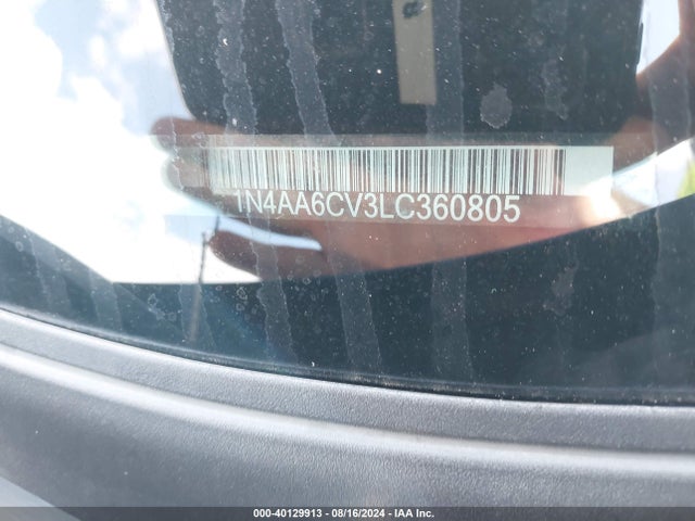 Nissan Maxima Sv Xtronic Cvt 2020 1N4AA6CV3LC360805 Image 9