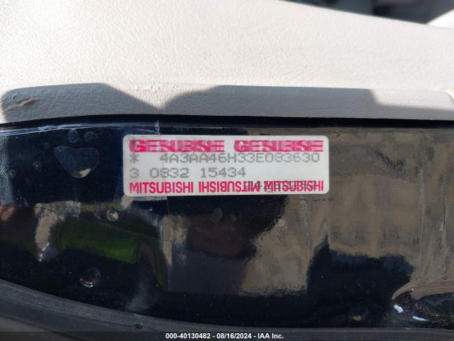 2003 MITSUBISHI GALANT 4A3AA46H33E083630 Photo 8