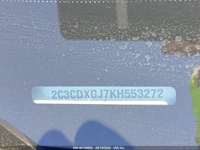 2C3CDXGJ7KH553272 Dodge Charger Scat Pack Rwd