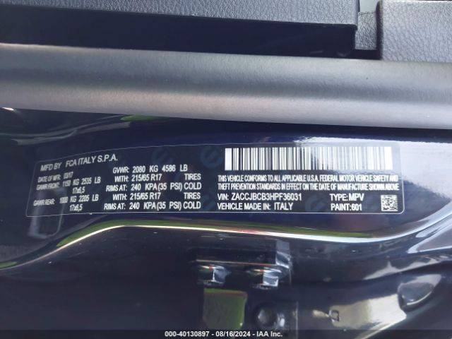 ZACCJBCB3HPF36031 Jeep Renegade Trailhawk 4x4